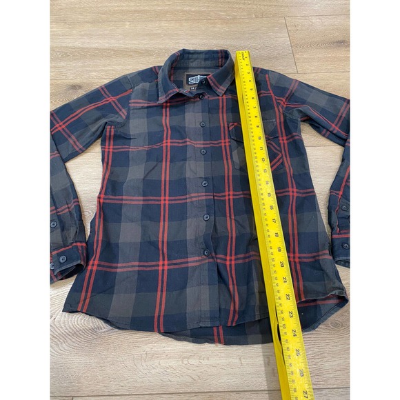 Smith Rogue Shirt Men XS Plaid Long Sleeve Button Down Blue Red - Picture 4 of 5